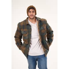 POLEMIC - Campera Leñadora Polar Y Sherpa Interior Hombre