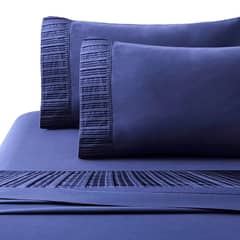 CASATUA - Sabanas Hotel Ultra Suave - Azul marino - Super King