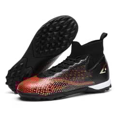 BLWOENS - Zapatilla de fútbol TF para hombres mujers Zapatos- Negro