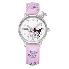SANRIO - Reloj Kuromi Correa Magnética Piedras preciosas-Morado
