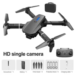 BRO TOUMI - Toumi Dron DR-E 4k Doble Cámara Wifi Plegable Bolso Recargable Via Usb