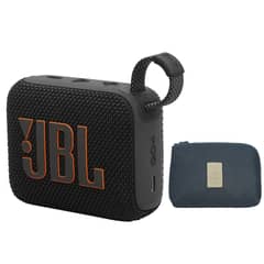 JBL - Go 4 Parlante Bluetooth 5.3 Acuatico IPX67 Negro y Estuchen