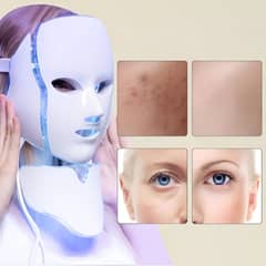 MOVI - Máscara LED con Cuello 7 en 1 – Rejuvenece y Protege tu Piel