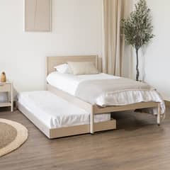 AMOBLE - Cama Nido Leo Greige Amoblé