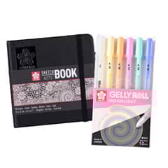 GENERICO - Sketchbook Sakura Blanco Crema 12x12+tiralineas 05 Colores