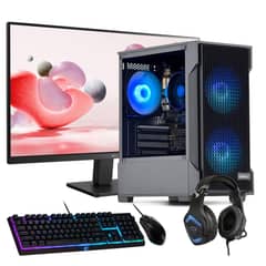 HYPERPC - PC GAMER + MONITOR 24 + Perif: INTEL CORE i3 14100 32gb 1Tb UHD 730 WiFi