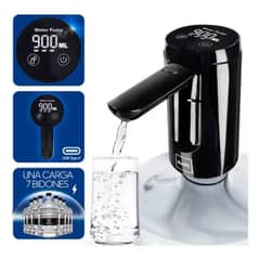 GENERICO - Dispensador Agua Electrico Bidon Pantalla Rinde 6 Bidones