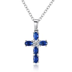 TIOZONEY - Collar bañado en Plata 925 para mujer
