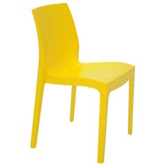 TRAMONTINA - Silla Alice Satinada en Polipropileno Amarillo