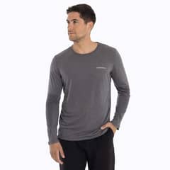 MERRELL - Polera Primera capa Hombre Misuri Gris oscuro