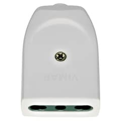 VIMAR - Enchufe Hembra Volante 2p+T 16a 250v P1711 Blanco