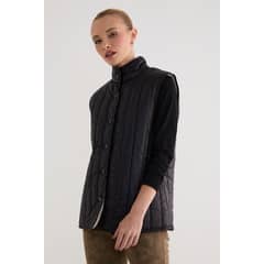 ASH - Parka Corta Azul Marino Mujer