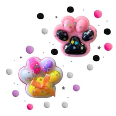 GENERICO - Squishy Pegajosa Patita De Gato Set De 2 Juguete Antiestrés