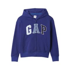 GAP - Polerón Logo Con Cierre Hombre Azul