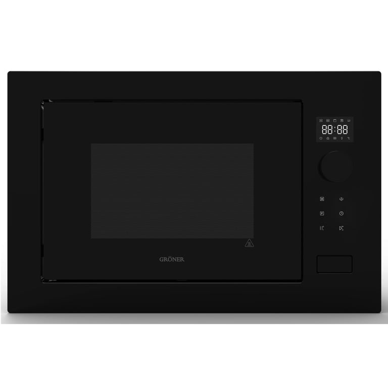 Horno Microondas Empotrable Gröner Black Matte Grill 25L