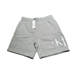 CALVIN KLEIN - Short gris con logo en blanco talla L