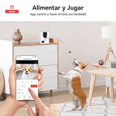 KOBA - Cámara Inteligente Mascota Con Alimentador Automático