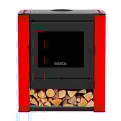 BOSCA - CALEFACTOR A LEÑA GOLD 500 ROJO BV.