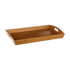 5FIVE - Bandeja Rectangular Angular 44X29 cm Bambú