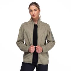 KANO - Chaqueta Polar Blend Mujer Notro Verde con Bolsillos