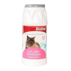BIOLINE - Talco Desodorante Arena Sanitaria Gatos Elimina Olores
