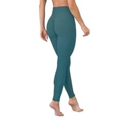 LEONISA - Legging levanta cola que moldea los glúteos y afina el abdomen y la cintura 441006 Verde