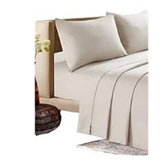 GENERICO - JUEGO DE SABANAS 200 HILOS KING BEIGE