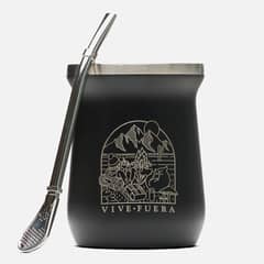 HAKA HONU - Tazón La Ultima Chupa del Mate Negro