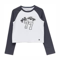 BUBBLE GUMMERS - Poleras Manga Larga Niña Bubblegummers Amalfi Blanco Teens