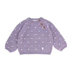 BUBBLE GUMMERS - Sweater Bebé Bubblegummers Madrid Lila