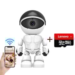 PUREPOWER - Cámara De Seguridad WiFi 1080P Con Lenovo 32G card Interior