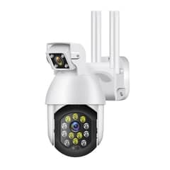 PUREPOWER - Doble cabeza mecánico perro cámara de seguridad inalámbrica interior monitor de la cámara 32G