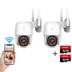 PUREPOWER - 2 Cámara De Seguridad WiFi HD 1080P con 2 32G cardPara Bebe