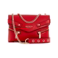 GUESS - Cartera Trissa Convertible Xbody Flap Mujer Rojo