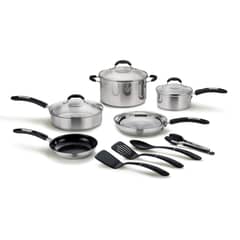 CUISINART - Bateria de Cocina Acero Inoxidable 12 pcs