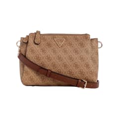 GUESS - Cartera Mujer Noelle Tri Comp Crossbody Café