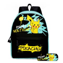 DANWEILE - Pokémon Pikachu 2PCS Mochila Escolar Estuche para Lápices