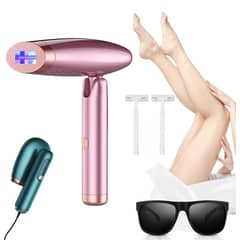 PUREPOWER - IPL Depilación Láser Plegable de Salón sin Dolor para Mujeres-Rojo