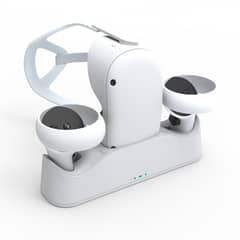 VDVO - Base de carga para Oculus Quest 2 Virtual Reality indicador LED Blanco
