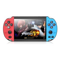 VDVO - 4.3 Pulgadas x7 consola juegos portátil de palanca de mando rojo azul