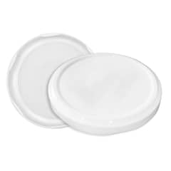 GENERICO - Tapa 82mm Hermetico Para Frasco Conservero Vidrio Pack 36 - Blanco