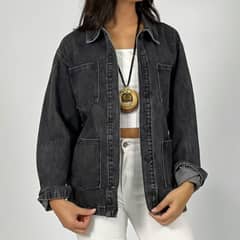 ARRAKASTA - Chaqueta larga de mezclilla