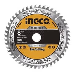 INGCO - Disco De Sierra Circular Industrial Aluminio 60T 210Mm 8 1/4" Tsb321023