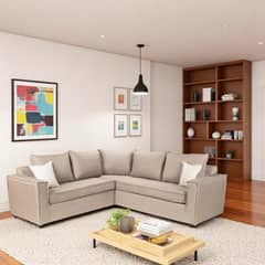 SITIAL HOME - SECCIONAL MATILDA BEIGE CON RESORTES POCKET