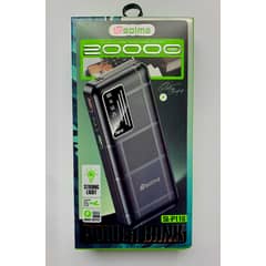 GENERICO - Bateria Externa Solma 20.000 Mha Compatible iPhone Android AZUL