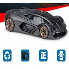BIGBAMSPACE - Auto Armar Lamborghini Terzo Millennio Escala 1/24 Maisto - Negro