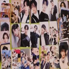 BIGBAMSPACE - Photocards Astro Kpop - 60 Lomocards + 32 Mini Stickers - Negro