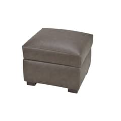 BILDUN - Puff Ecocuero Color Moro