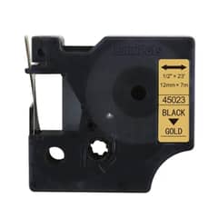GENERICO - Cinta D1 para Rotuladora DYMO 12mm X 7m - Varios Colores - Dorado - S M