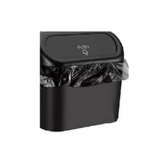GENERICO - 2 pcs basurero para auto portátil con 10 uds bolsa de basura color negro
